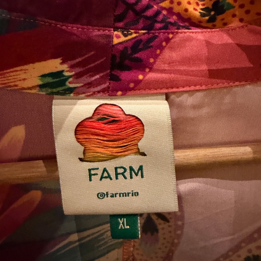 FARM RIO Tropical Print Tunic/Mini Dress - Picture 3 of 7